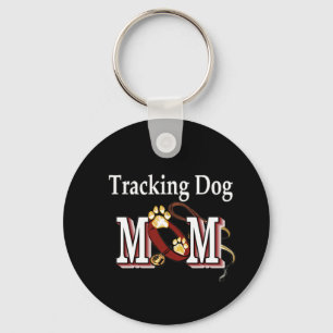 Tracking Dog Mom Gifts Keychain