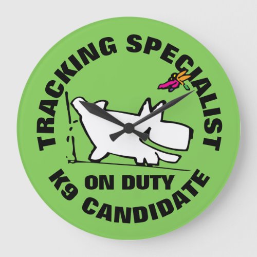 TrACKING SPECIALIST Large Clock