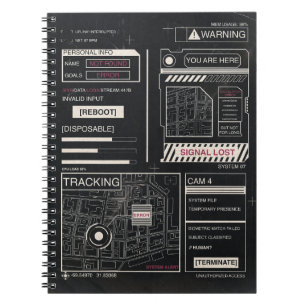 Tracking - Techno-Brutalist Streetwear Design Notebook