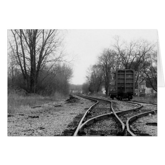 "tracks" by Larry Coressel Cards (Front Horizontal)