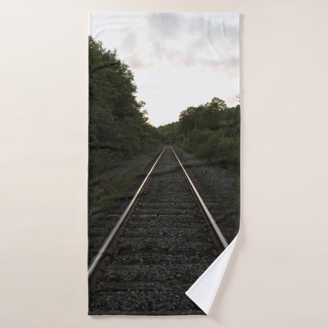 Tracks Through the Trees Bath Towel (Bath Towel)