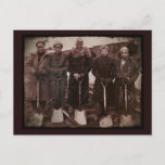 Trackwomen on Railroad WWII Postcard