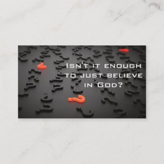 Tract Card - Belief