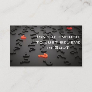 Tract Card - Belief by souzak99 at Zazzle