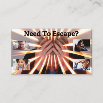 Tract - Escape Business Card by souzak99 at Zazzle