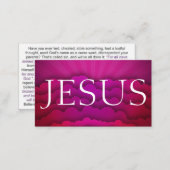 Tract - Salvation Message Business Card (Front/Back)