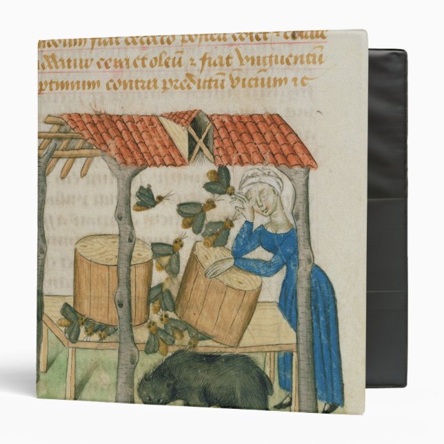 Tractatus de Herbis' 3 Ring Binder (Front/Inside)