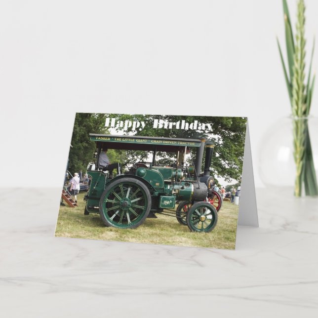 TRACTION ENGINE CARD (Front)