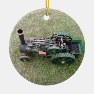 Traction Engine Model Ceramic Ornament
