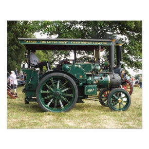 TRACTION ENGINE PHOTO PRINT