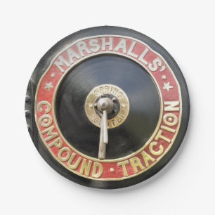 TRACTION ENGINES PAPER PLATES