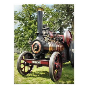 TRACTION ENGINES PHOTO PRINT