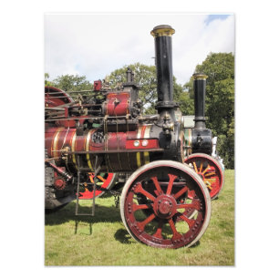 TRACTION ENGINES PHOTO PRINT