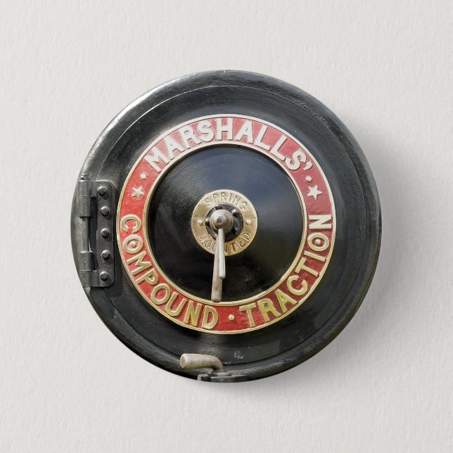 TRACTION ENGINES PINBACK BUTTON (Front)