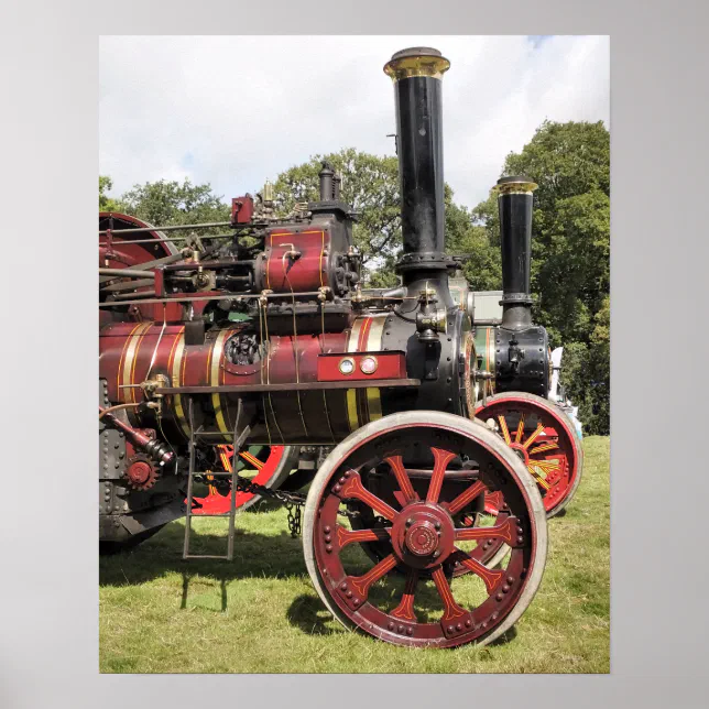 Traction Engine Signage TRACTION ENGINES POSTER | Zazzle