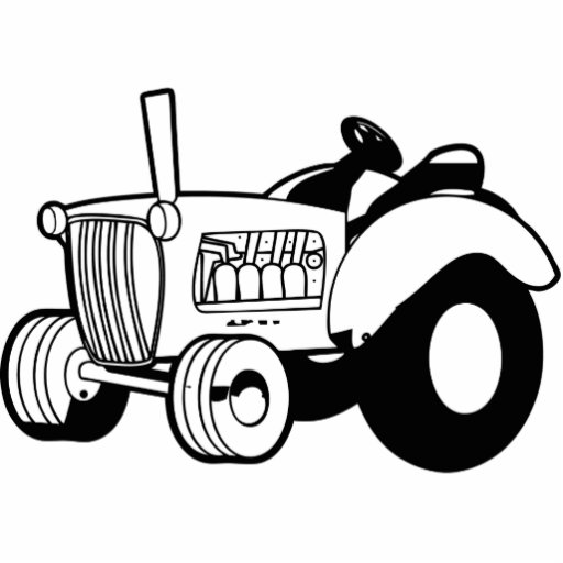 Tractor Acrylic Cut Outs | Zazzle