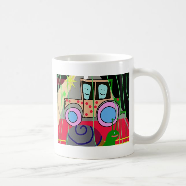 Tractor and snail coffee mug (Right)