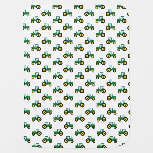 Tractor Baby Blanket (Front)