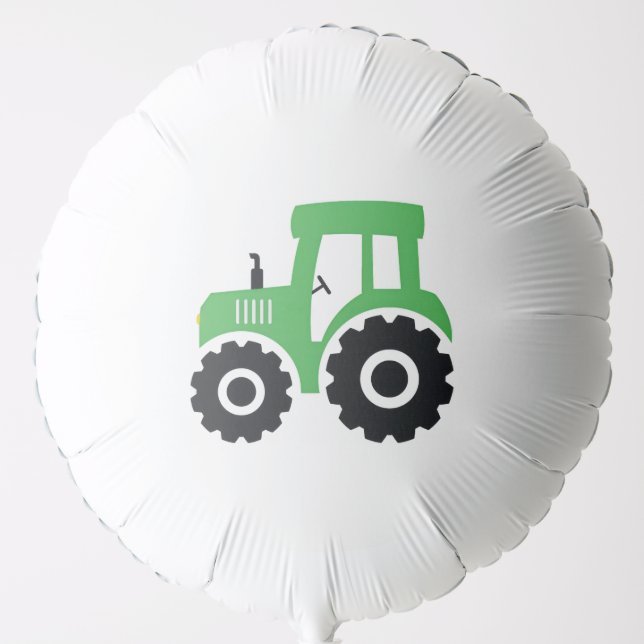 Tractor Birthday Farm Theme Party Balloons (Front)