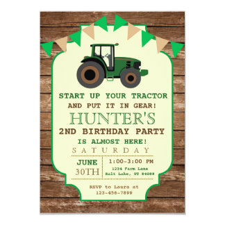 farm birthday invitations