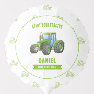 Tractor Birthday Party  Balloon