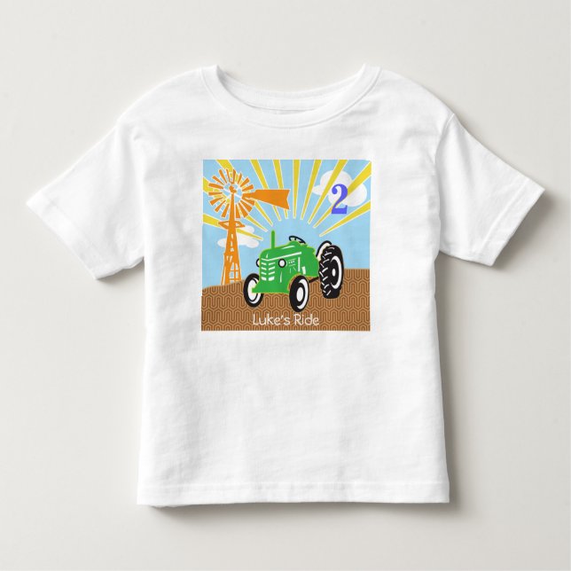 Tractor Birthday Shirt (Front)