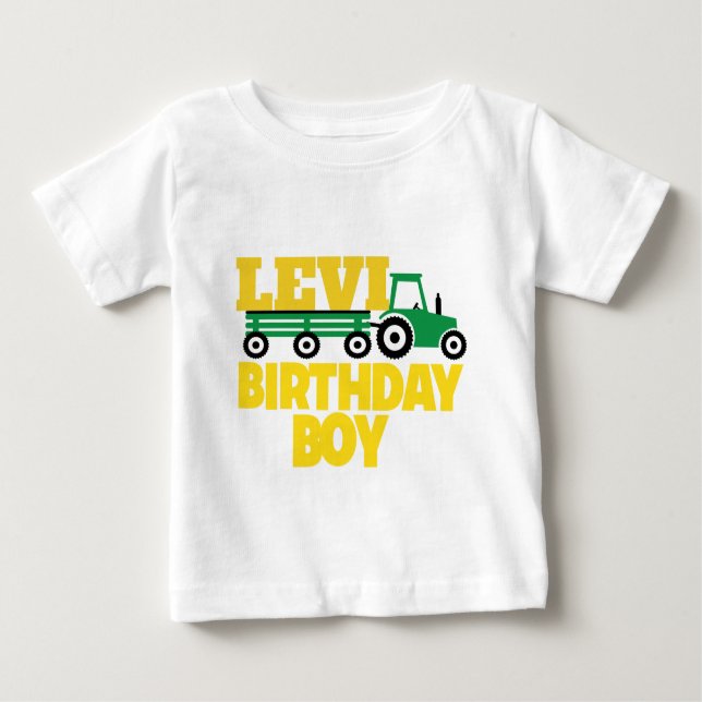 TRACTOR BIRTHDAY TEE (Front)