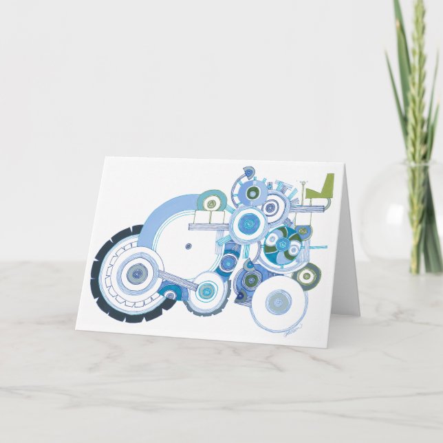 Tractor blank card (Front)