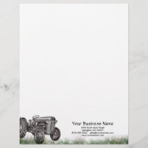 Tractor Business Letterhead