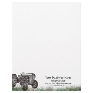 Tractor Business Letterhead