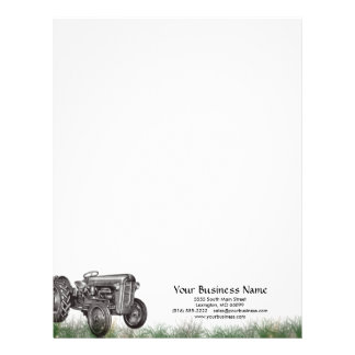 Tractor Business Letterhead