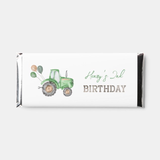 Tractor Candy Bars | Tractor Hershey Bars (Front)