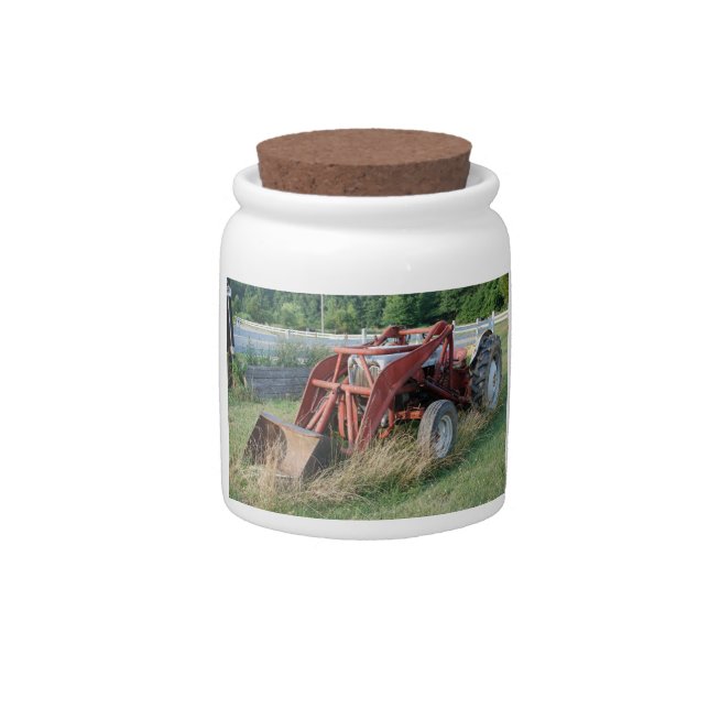 tractor candy jar (Front)