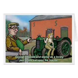 Tractor Card Uncle George