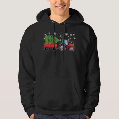 Tractor Carry Christmas Tree Ugly Sweater Kid Truc