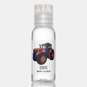 Tractor cartoon illustration  hand sanitizer