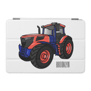 Tractor cartoon illustration iPad mini cover