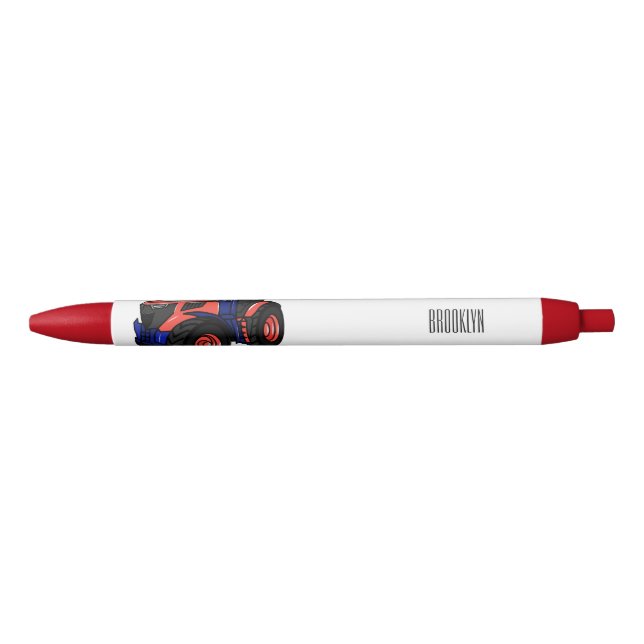 Tractor cartoon illustration  pen (Front)