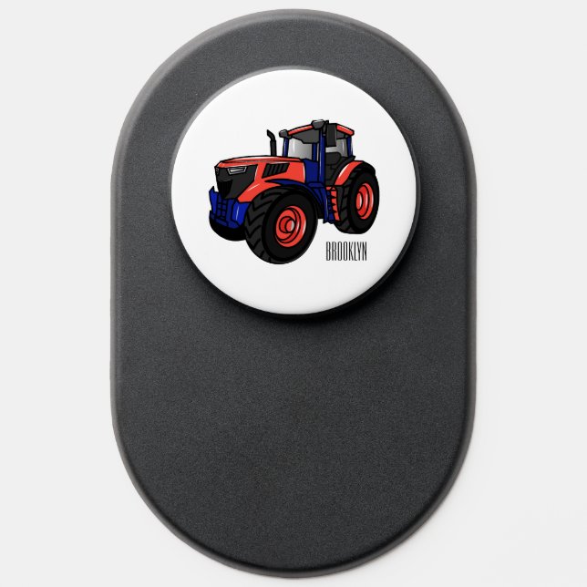 Tractor cartoon illustration  PopSocket (Popsocket)