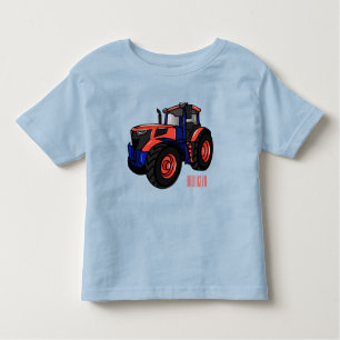 Tractor cartoon illustration toddler t-shirt