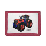 Tractor cartoon illustration  trifold wallet