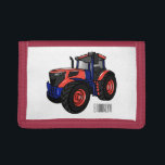 Tractor cartoon illustration  trifold wallet<br><div class="desc">Tractor cartoon illustration</div>