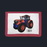 Tractor cartoon illustration  trifold wallet<br><div class="desc">Tractor cartoon illustration</div>