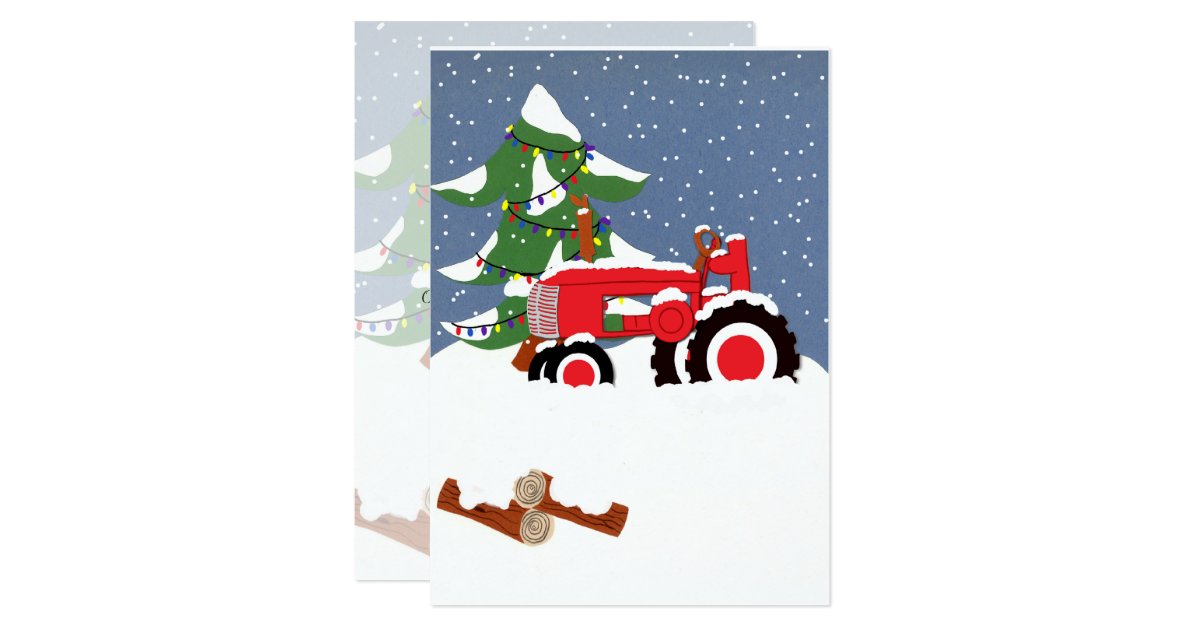 Tractor Wedding Invitations 8