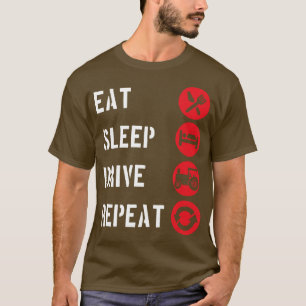 Tractor country life funny farmer and machines T-Shirt