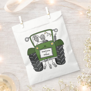 Tractor Country Wedding Favor Bag