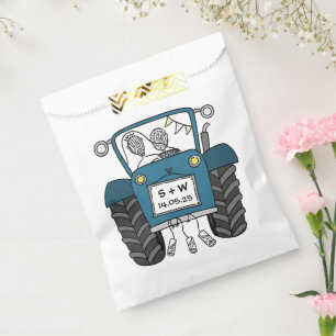 Tractor Country Wedding Favor Bag