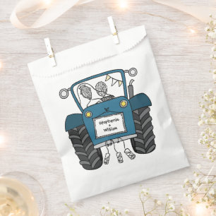 Tractor Country Wedding Favor Bag