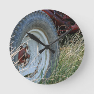 tractor details round clock