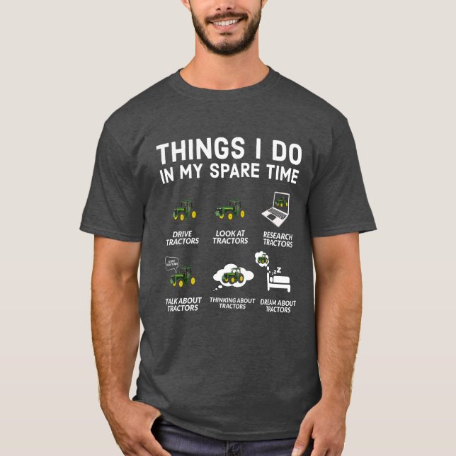 Tractor Driver T-Shirt (Front)